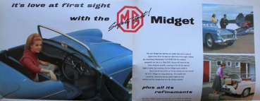 MG Midget Modelprogram 1963 Carbrochure (0972)